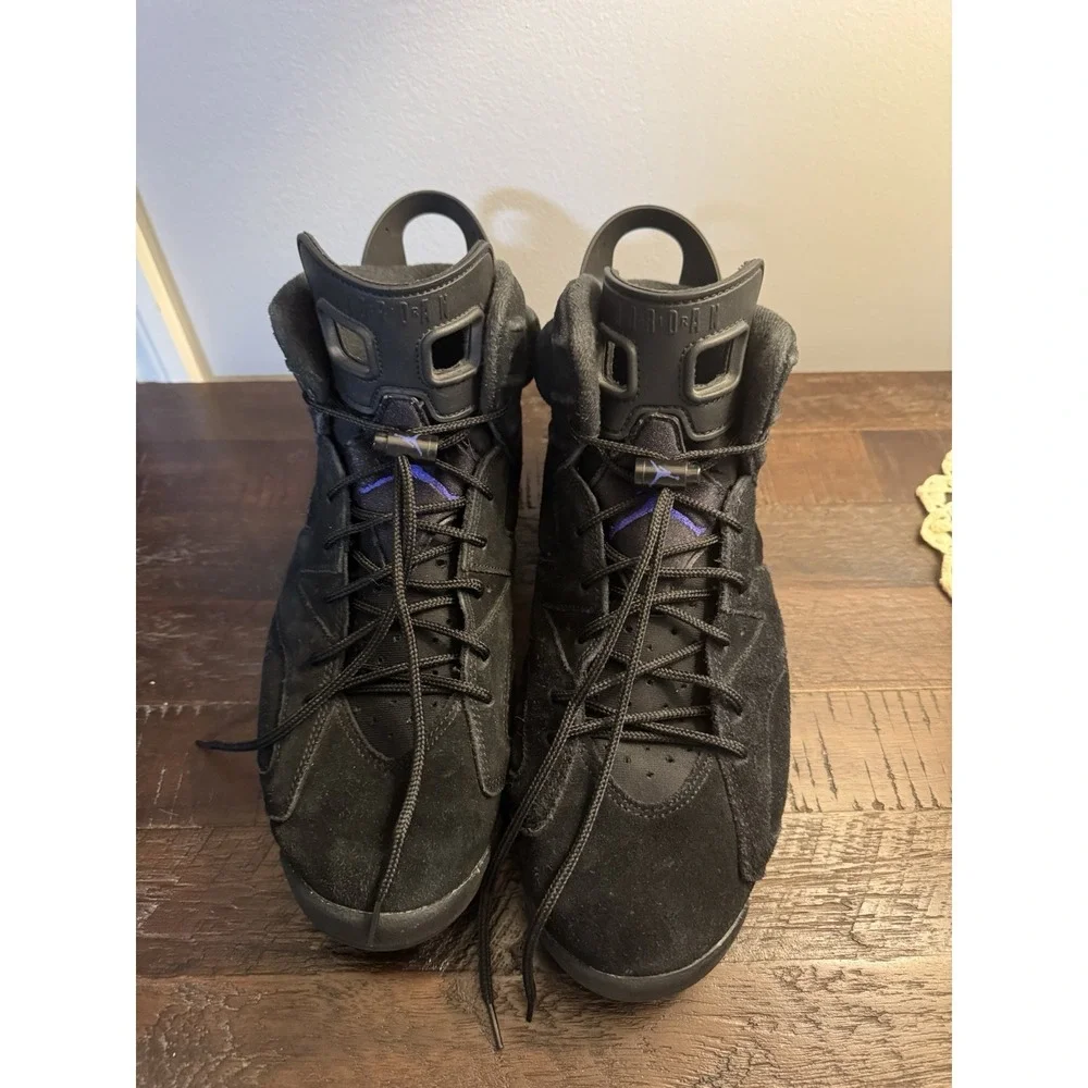Size 11.5 -‎ Air Jordan 6 Retro Aqua Black/Blue/Purple CT8529-004